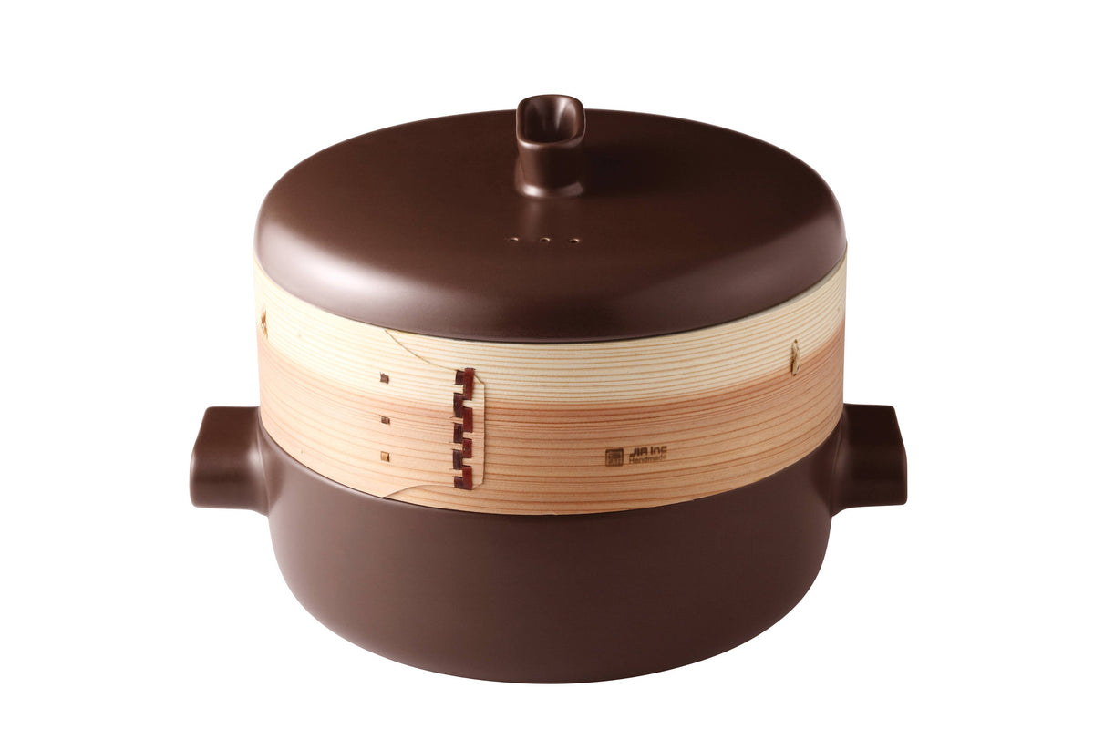 Jia Inc Extra Large Steamer Set | Brown