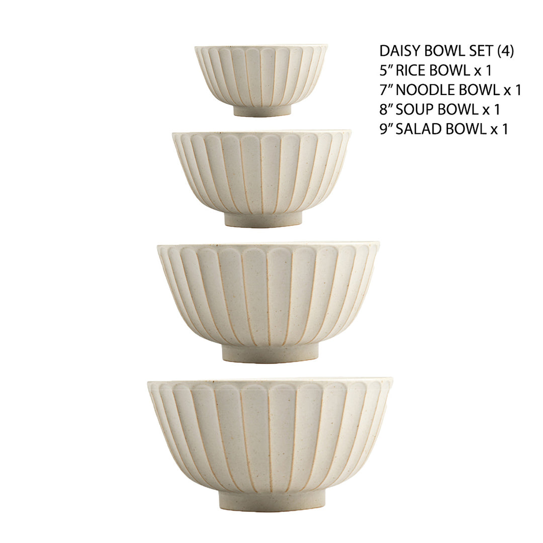 4 Daisy sale bowls !